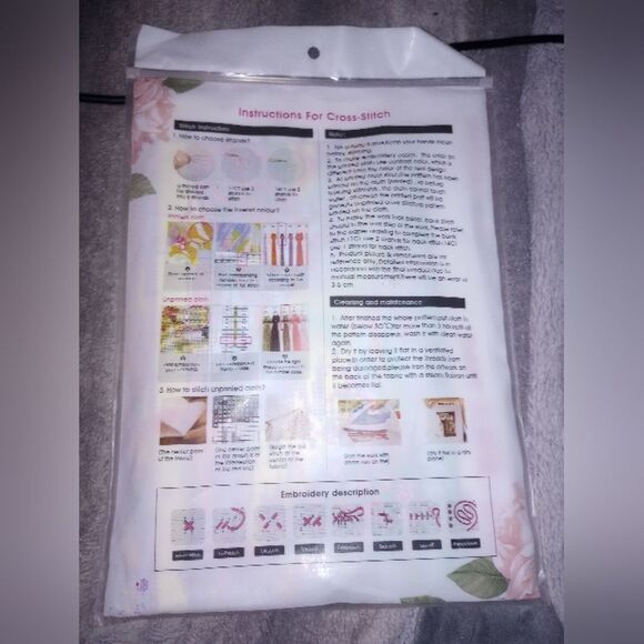 Swan Lake Cross Stitch Kit 20x15 In NWT - Picture 4 of 4